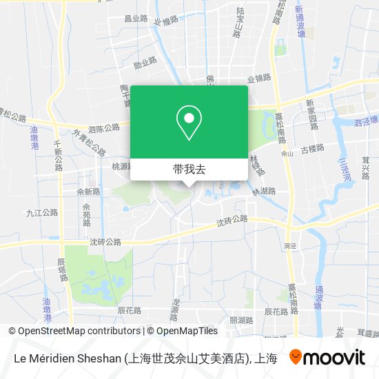 Le Méridien Sheshan (上海世茂佘山艾美酒店)地图