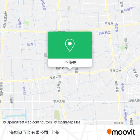 上海励傲五金有限公司地图