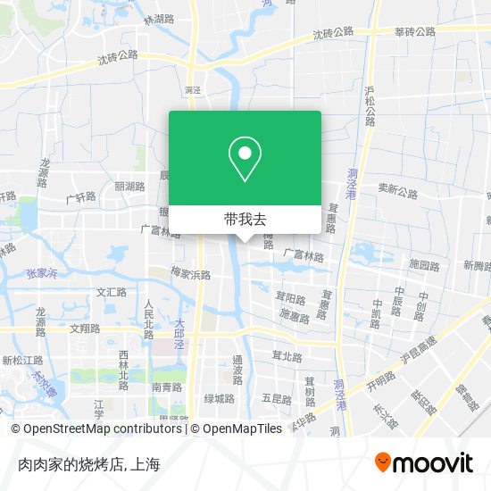 肉肉家的烧烤店地图