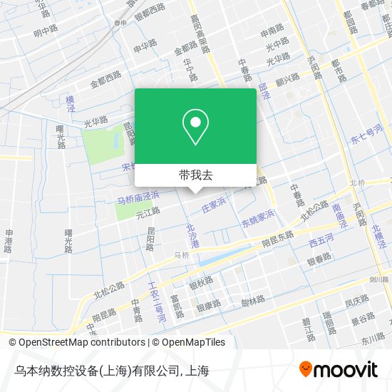 乌本纳数控设备(上海)有限公司地图