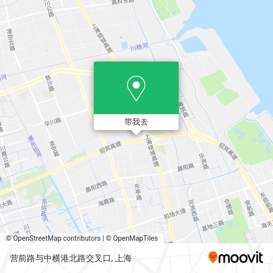 营前路与中横港北路交叉口地图