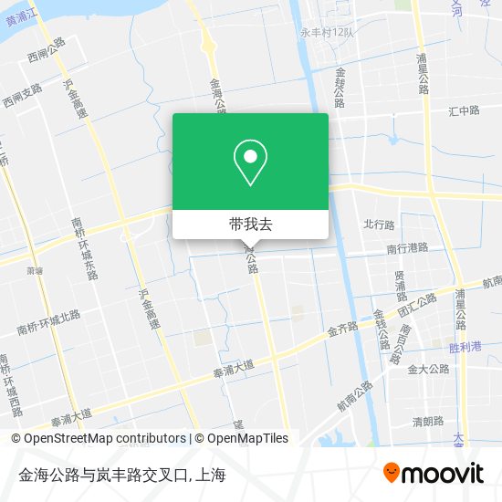 金海公路与岚丰路交叉口地图