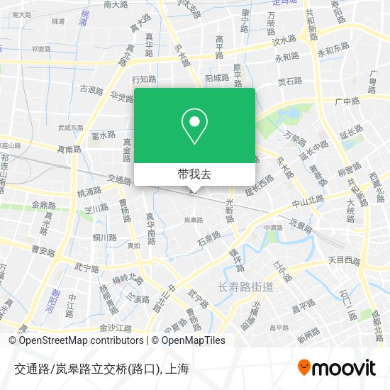 交通路/岚皋路立交桥(路口)地图