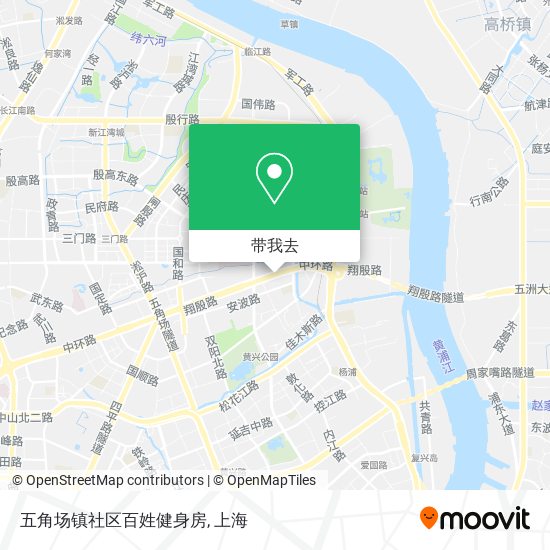 五角场镇社区百姓健身房地图