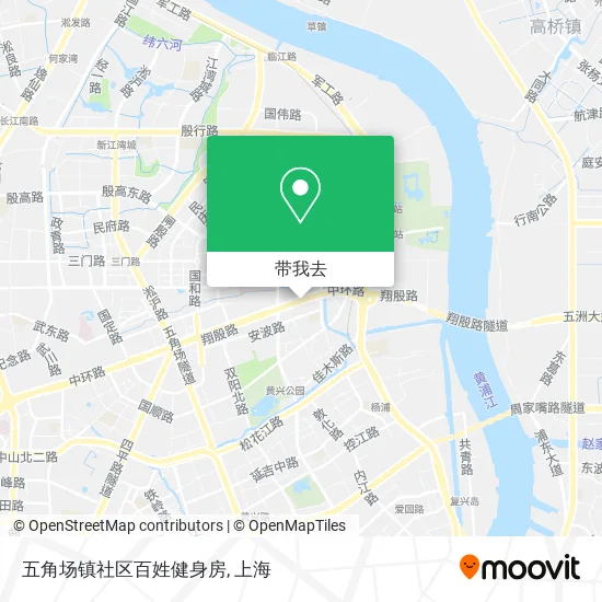 五角场镇社区百姓健身房地图