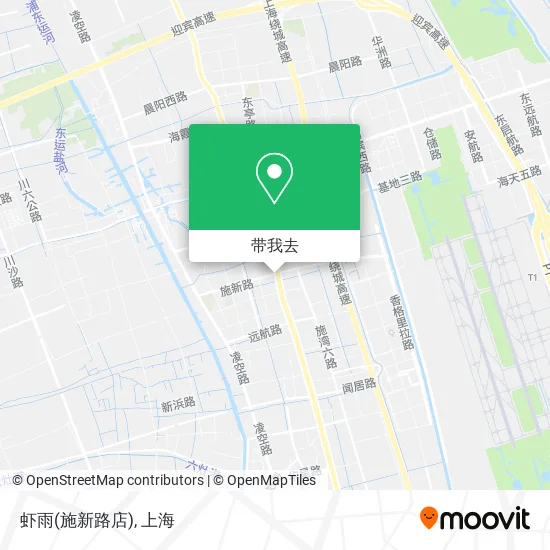 虾雨(施新路店)地图