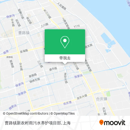 曹路镇新农村雨污水养护项目部地图