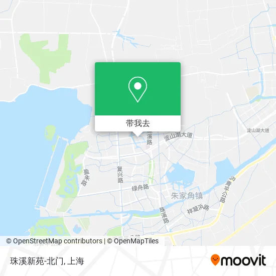 珠溪新苑-北门地图