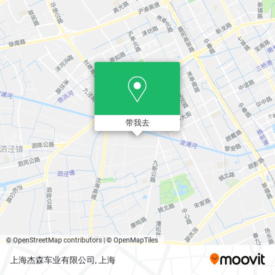 上海杰森车业有限公司地图