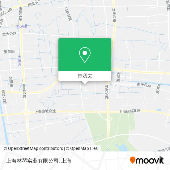 上海林琴实业有限公司地图