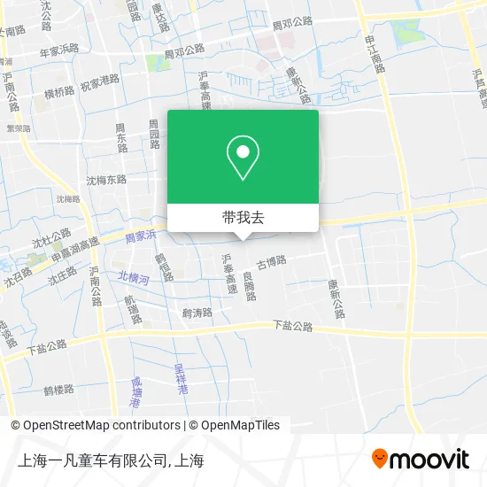 上海一凡童车有限公司地图