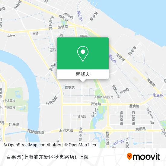 百果园(上海浦东新区秋岚路店)地图