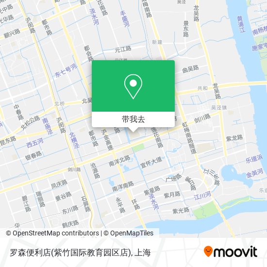 罗森便利店(紫竹国际教育园区店)地图