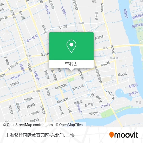 上海紫竹国际教育园区-东北门地图