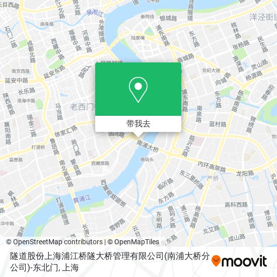隧道股份上海浦江桥隧大桥管理有限公司(南浦大桥分公司)-东北门地图