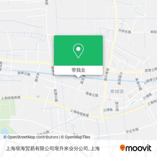 上海垠海贸易有限公司垠升米业分公司地图