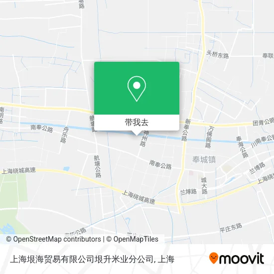 上海垠海贸易有限公司垠升米业分公司地图