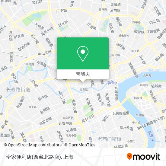 全家便利店(西藏北路店)地图