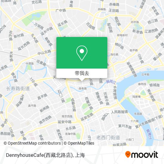 DennyhouseCafe(西藏北路店)地图