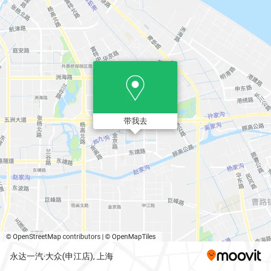永达一汽·大众(申江店)地图