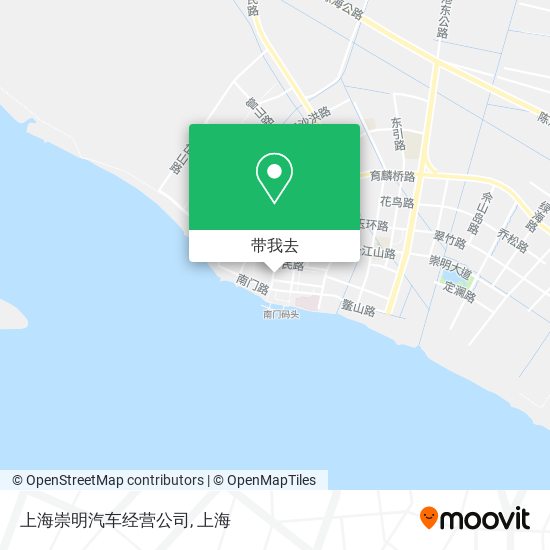 上海崇明汽车经营公司地图