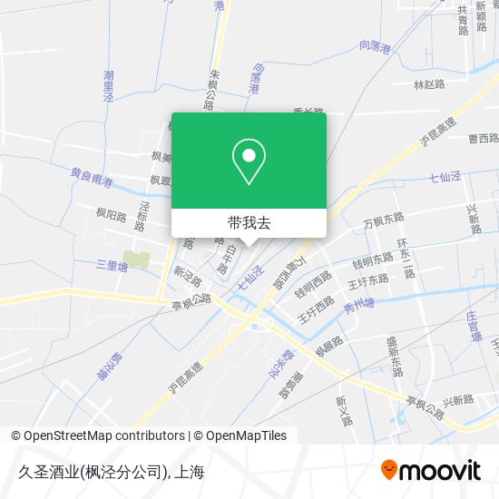 久圣酒业(枫泾分公司)地图