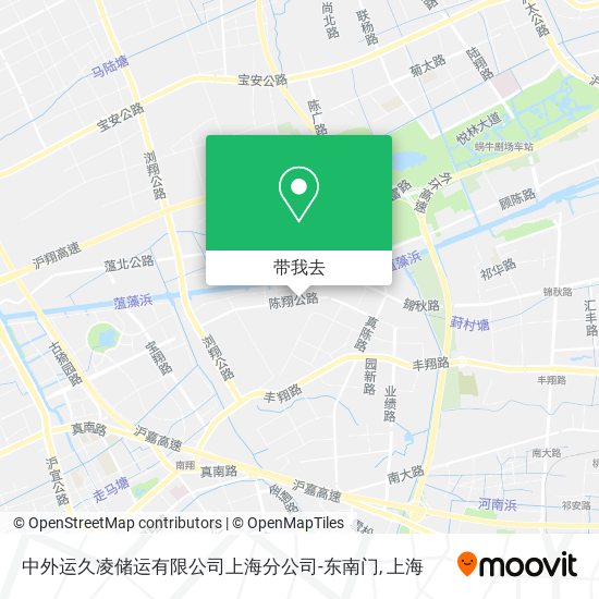 中外运久凌储运有限公司上海分公司-东南门地图