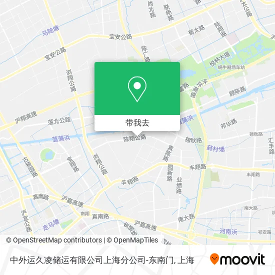中外运久凌储运有限公司上海分公司-东南门地图