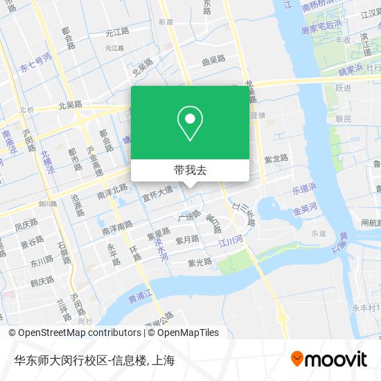 华东师大闵行校区-信息楼地图