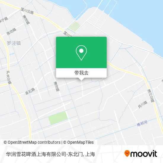 华润雪花啤酒上海有限公司-东北门地图