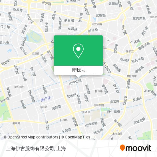 上海伊古服饰有限公司地图