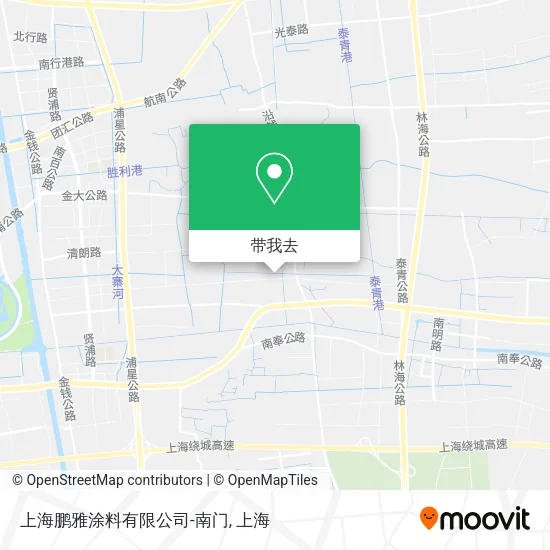 上海鹏雅涂料有限公司-南门地图