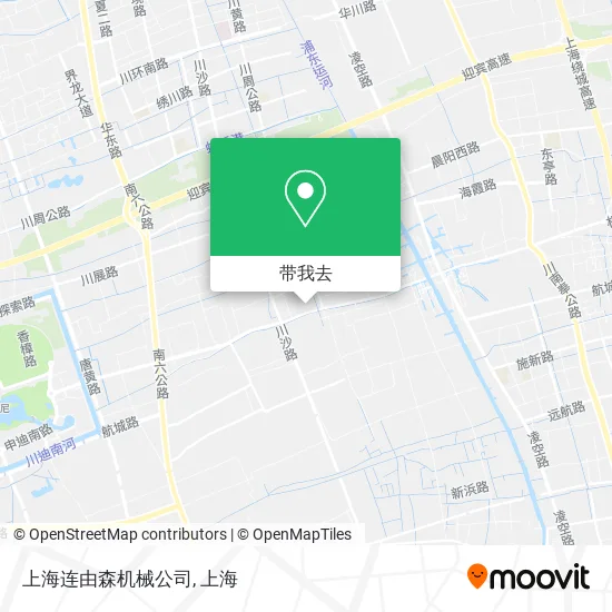 上海连由森机械公司地图