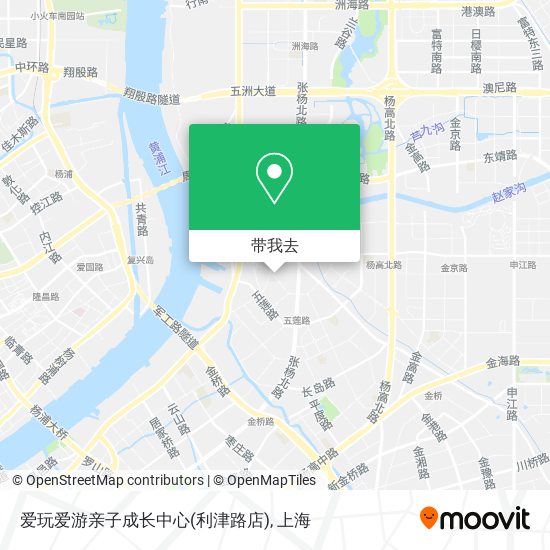 爱玩爱游亲子成长中心(利津路店)地图