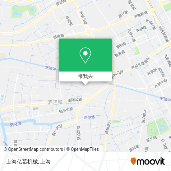 上海亿慕机械地图