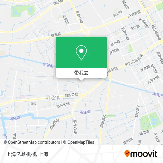 上海亿慕机械地图