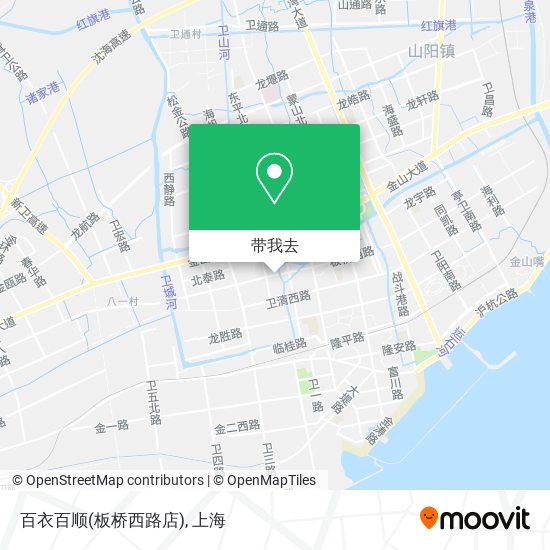 百衣百顺(板桥西路店)地图