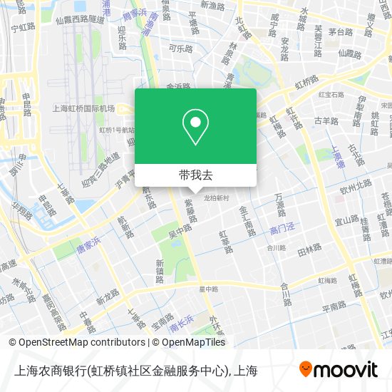 上海农商银行(虹桥镇社区金融服务中心)地图