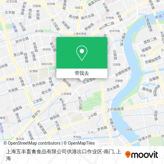 上海五丰畜禽食品有限公司供港出口作业区-南门地图