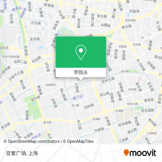 亚繁广场地图