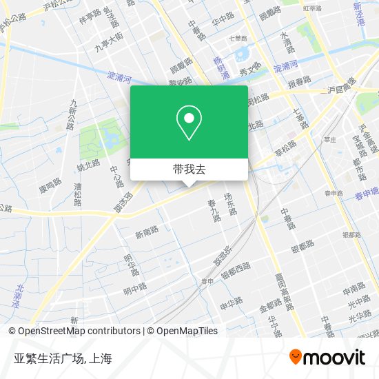亚繁生活广场地图