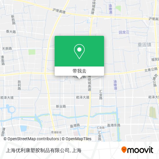 上海优利康塑胶制品有限公司地图