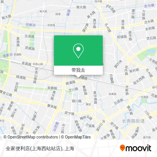 全家便利店(上海西站站店)地图