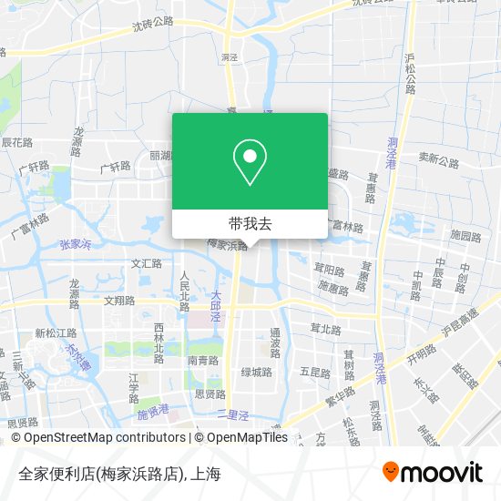 全家便利店(梅家浜路店)地图