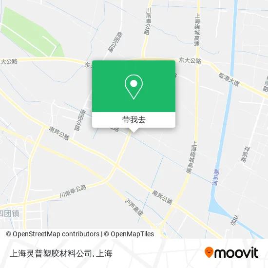 上海灵普塑胶材料公司地图