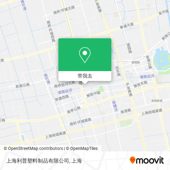 上海利普塑料制品有限公司地图