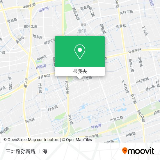三灶路孙新路地图