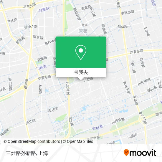 三灶路孙新路地图