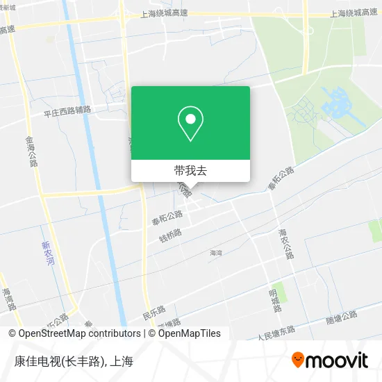康佳电视(长丰路)地图
