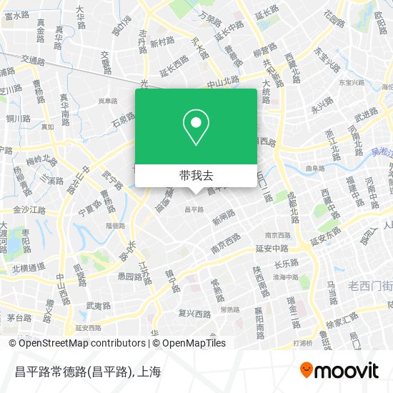 昌平路常德路地图